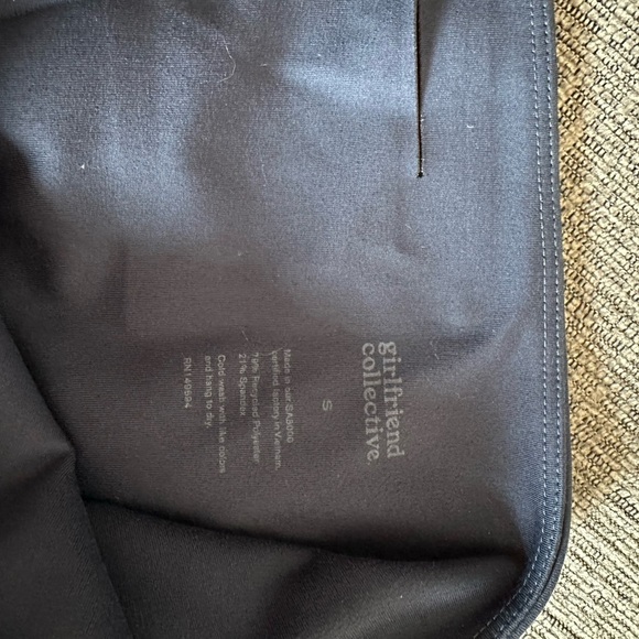 Girlfriend Collective Blue High-Waisted Leggings - Picture 7 of 7